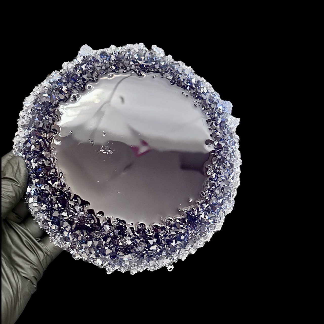 Silicone Mold Crystal Edge Coaster - Ideas Decor Shop