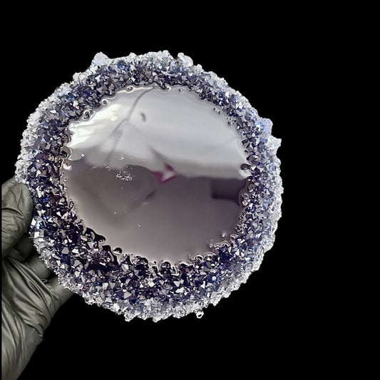 Silicone Mold Crystal Edge Coaster - Ideas Decor Shop