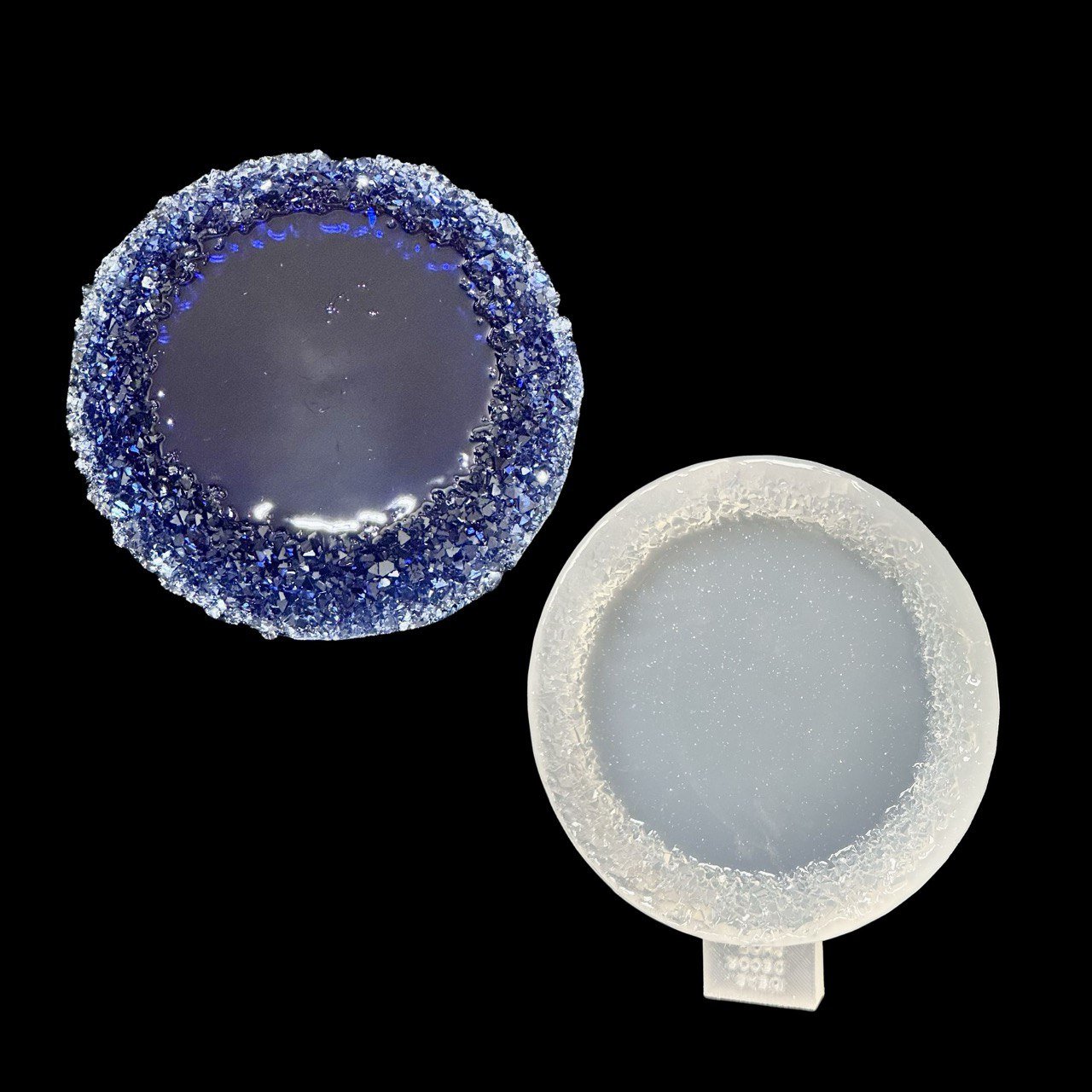 Silicone Mold Crystal Edge Coaster - Ideas Decor Shop