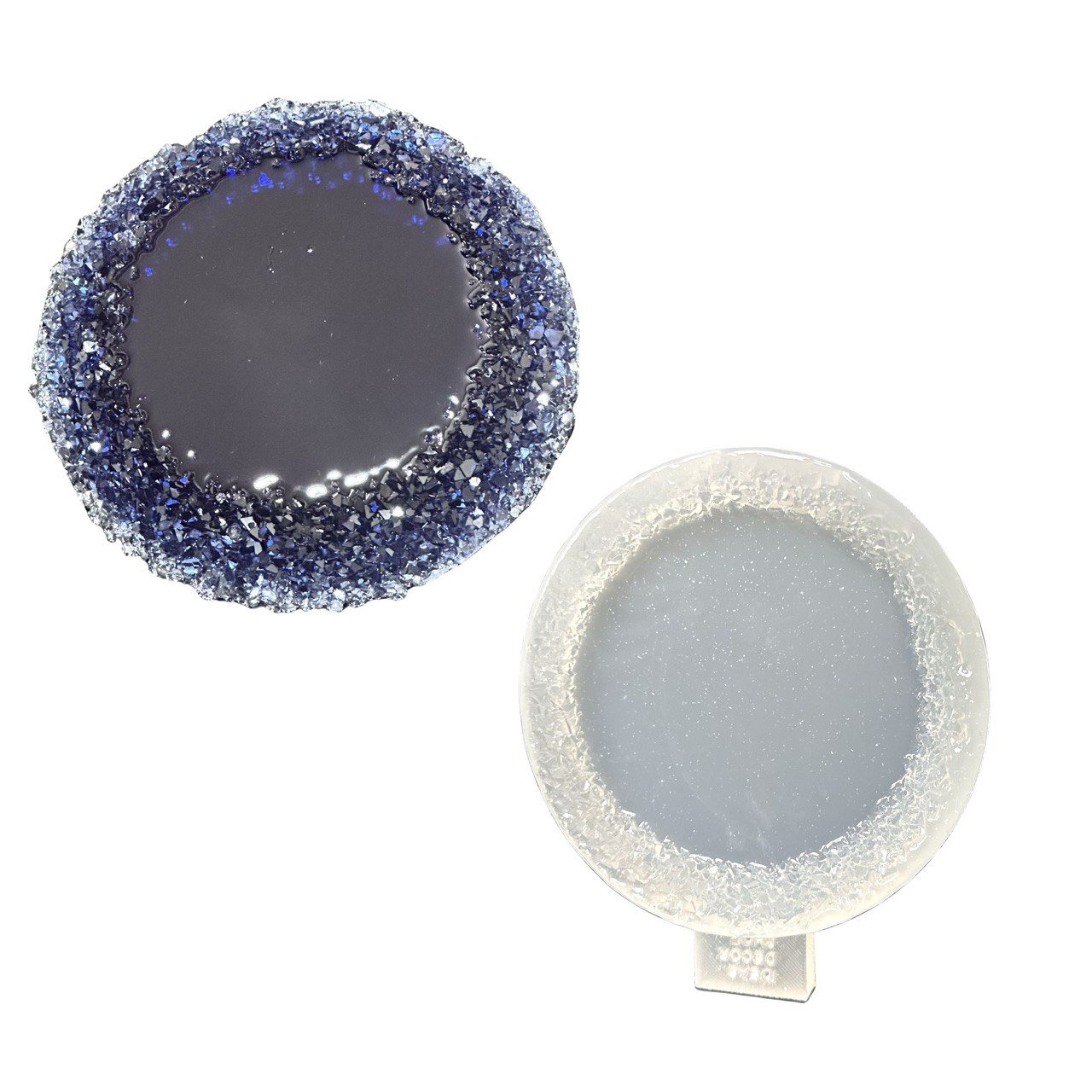 Silicone Mold Crystal Edge Coaster - Ideas Decor Shop