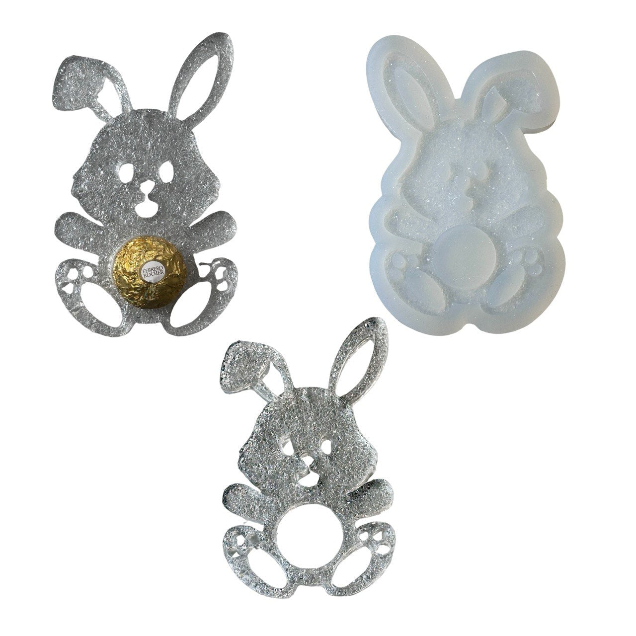 Silicone Mold for Crystal Bunny Candy Holder - Ideas Decor Shop
