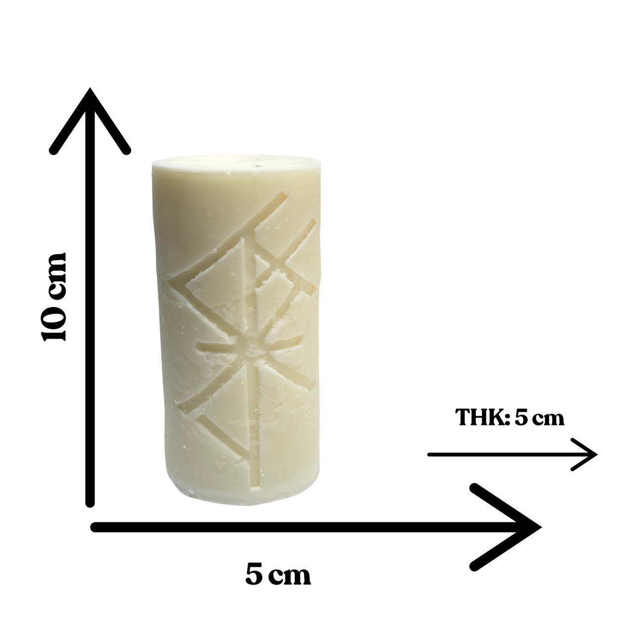 Silicone Mold for Rune Candle | Money & Luck Attraction | Esoteric Candle Making Mold - Ideas Decor Shop