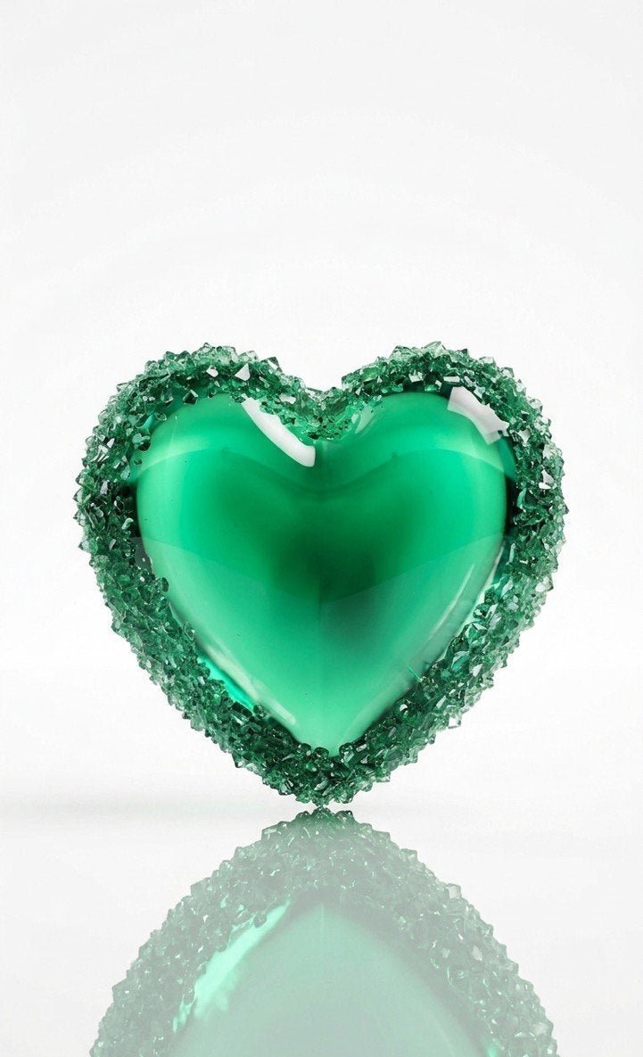 Silicone Mold Heart Tray Crystal Edge 15x14.5cm - Ideas Decor Shop