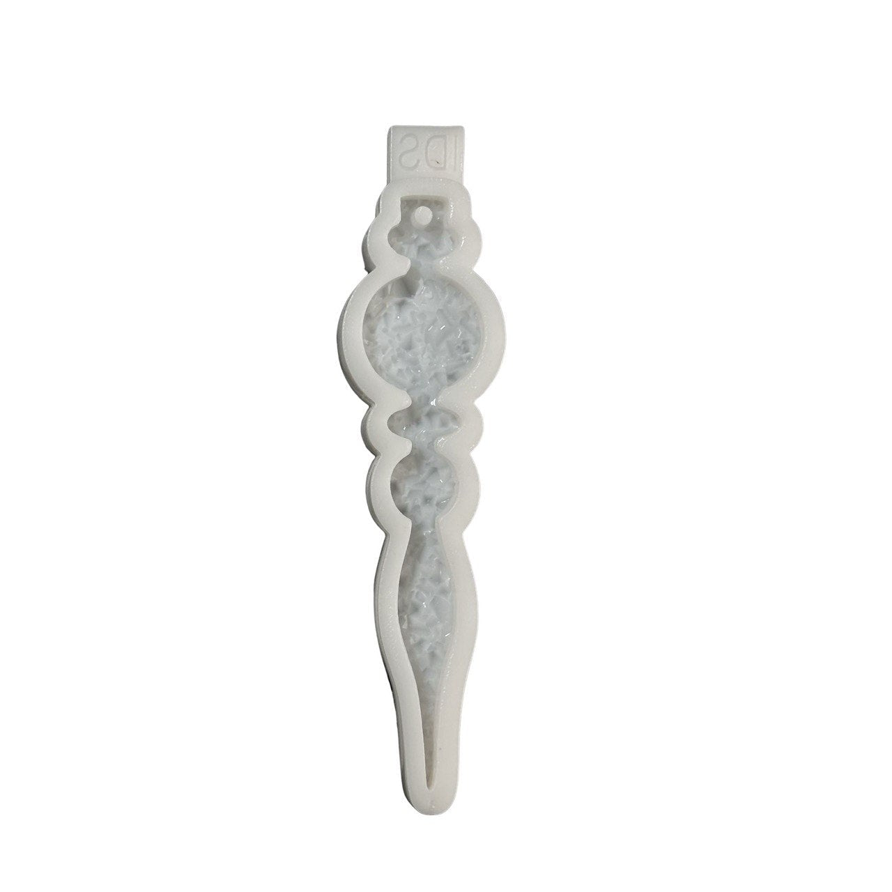 Silicone Mold Icicle Ornament Crystalline Druzy Texture 14cm - Ideas Decor Shop