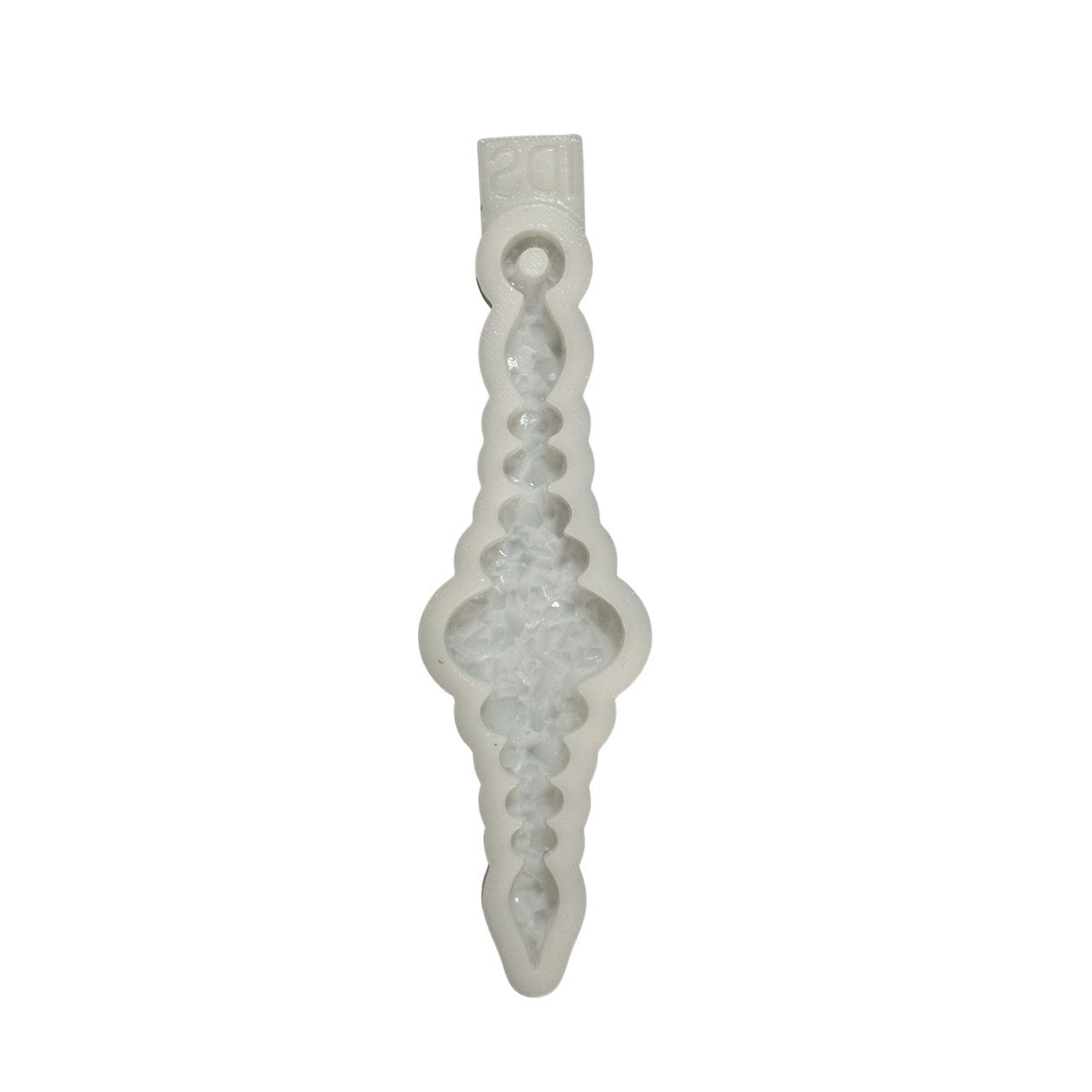 Silicone Mold Icicle Ornament Crystalline Druzy Texture 14cm - Ideas Decor Shop