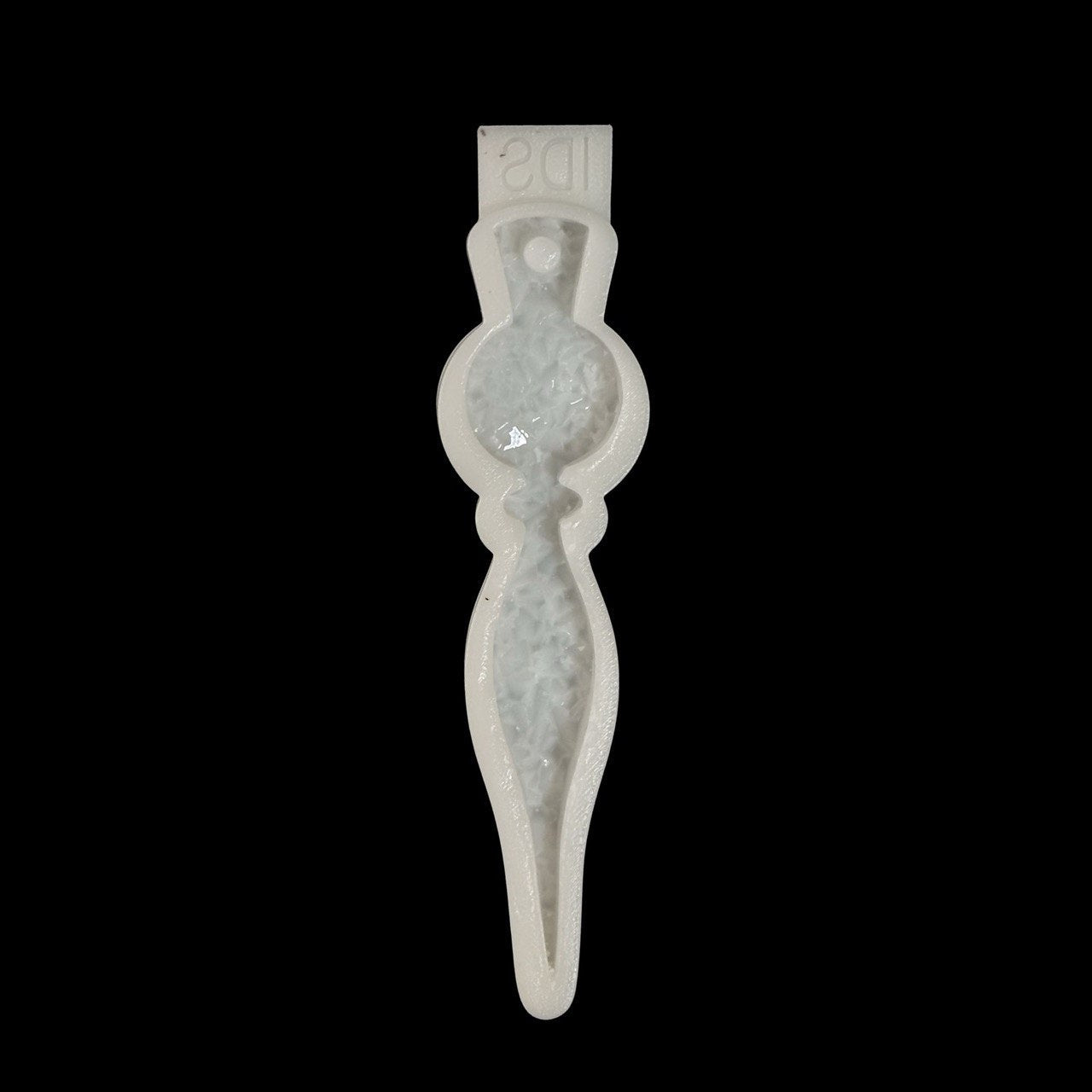 Silicone Mold Icicle Ornament Crystalline Druzy Texture 14cm - Ideas Decor Shop