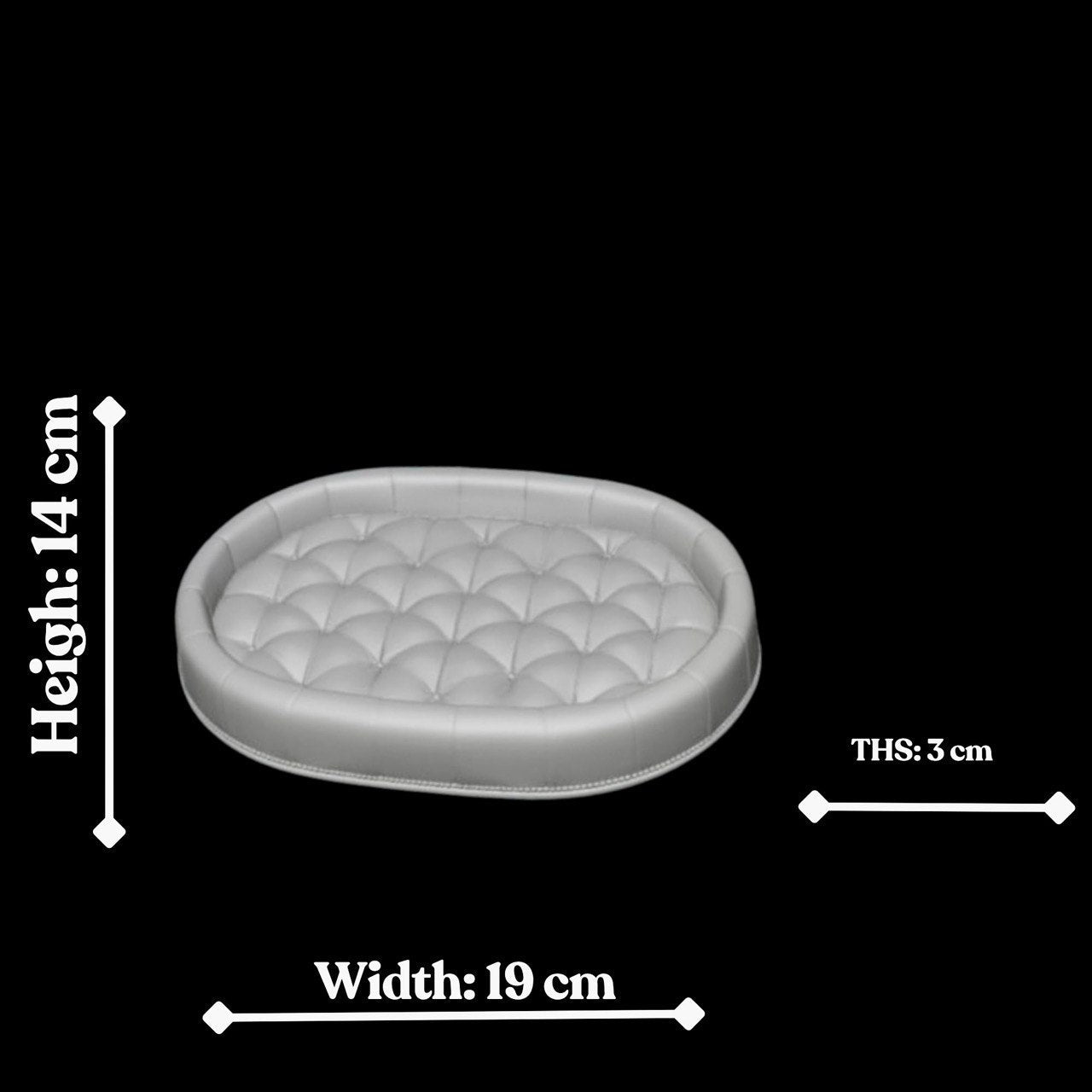 Silicone Mold Large Oval Tray - Ideas Decor Shop