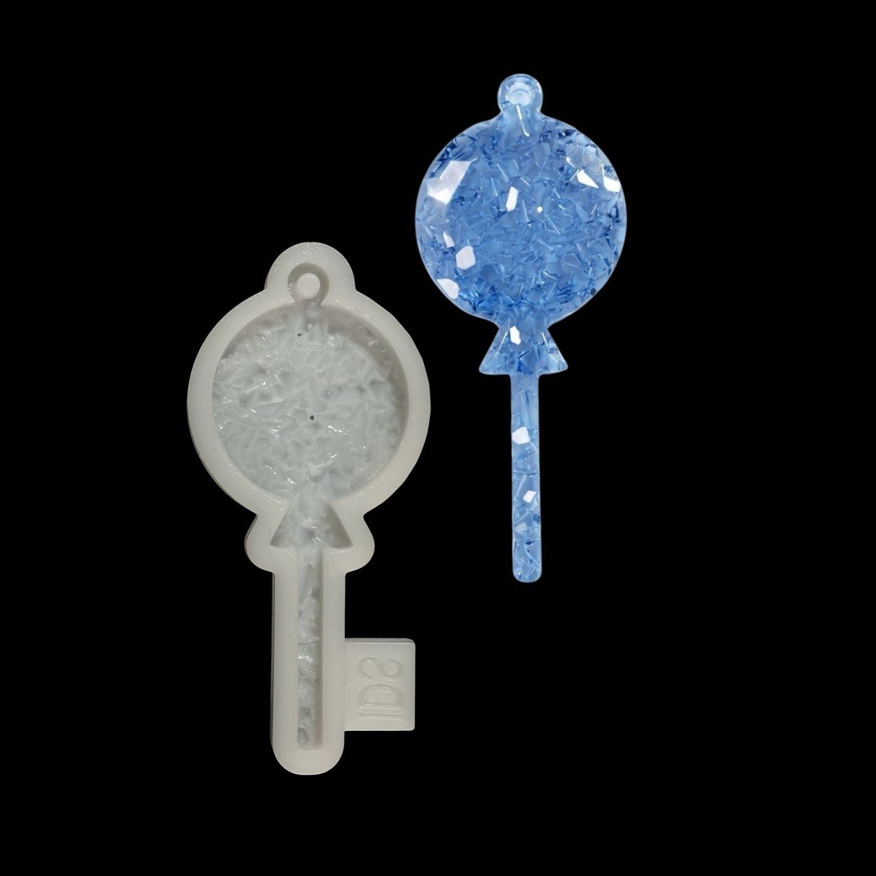 Silicone Mold: Lollipop Crystalline Druzy Texture - Ideas Decor Shop