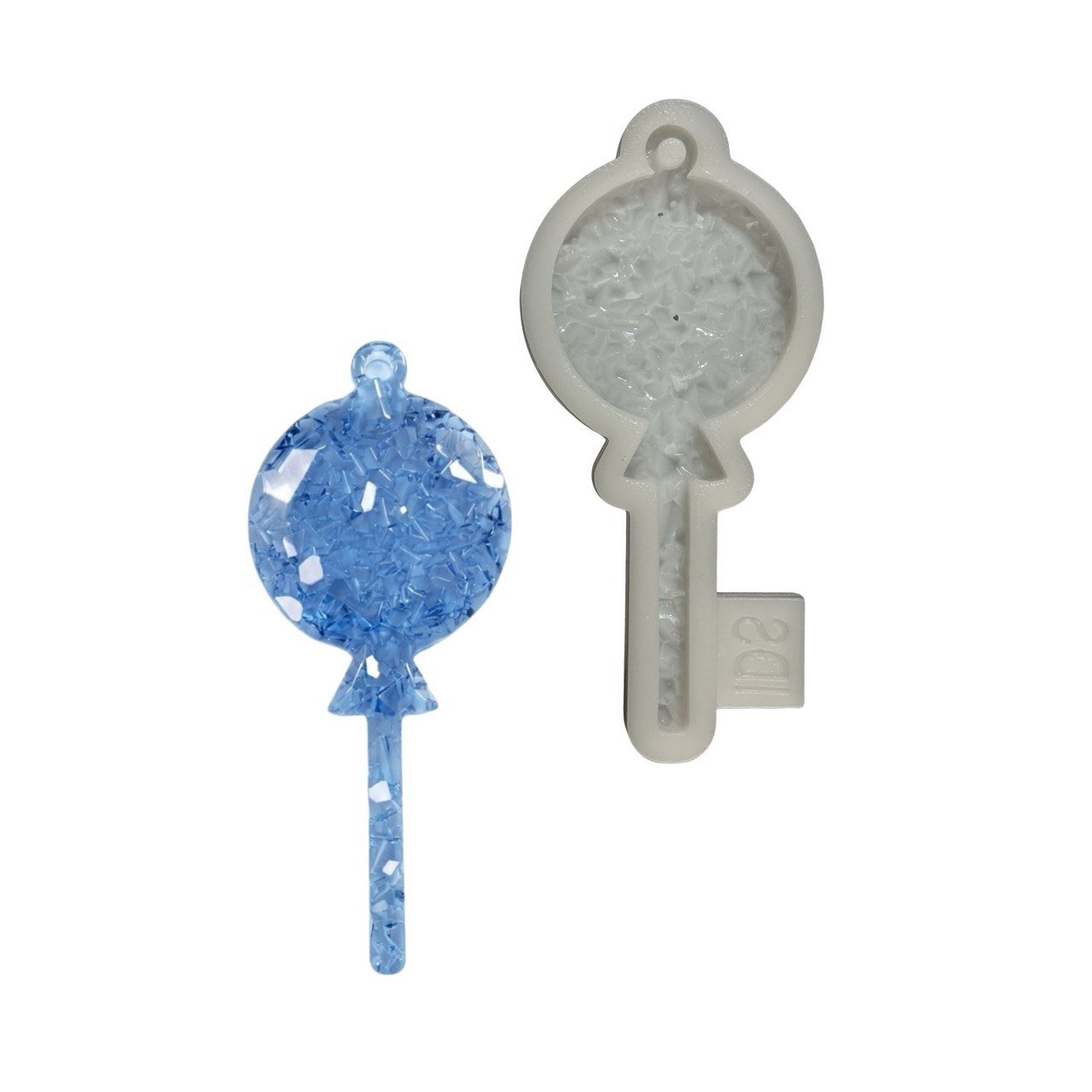 Silicone Mold: Lollipop Crystalline Druzy Texture - Ideas Decor Shop