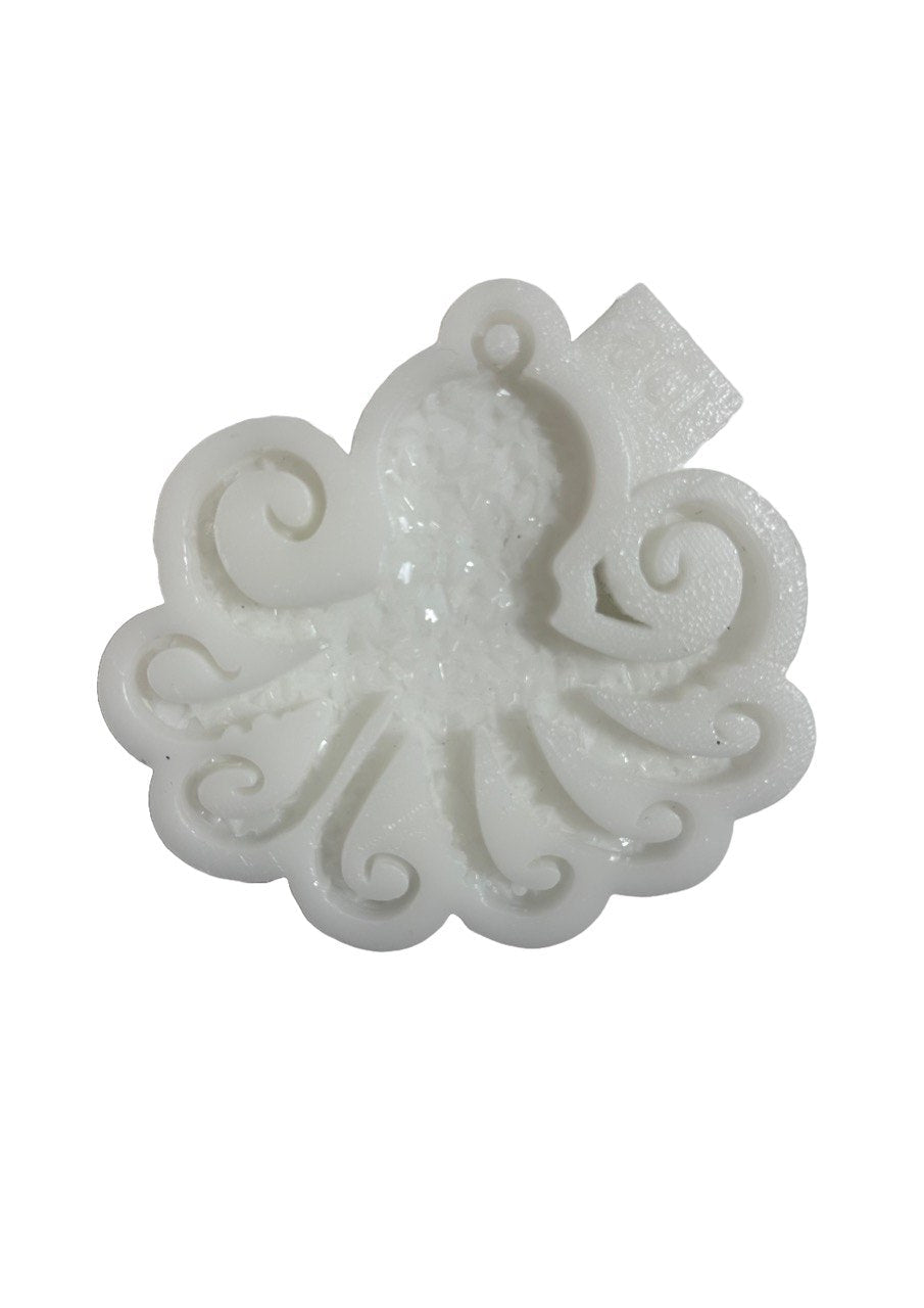 Silicone Mold Octopus Druzy Crystal Pendant - Ideas Decor Shop