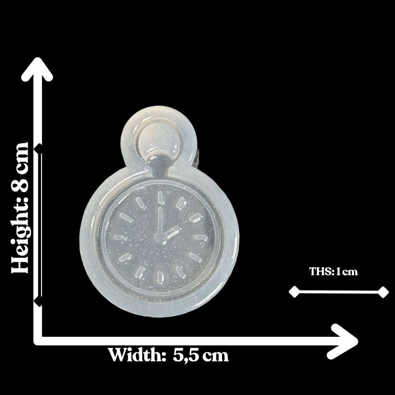 Silicone Mold – Pocket Watch - Ideas Decor Shop