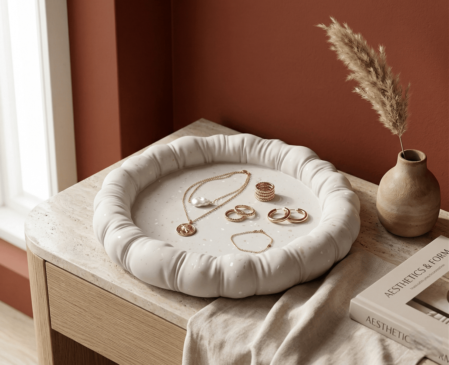 Silicone Mold Round Tray Soft Edge - Ideas Decor Shop