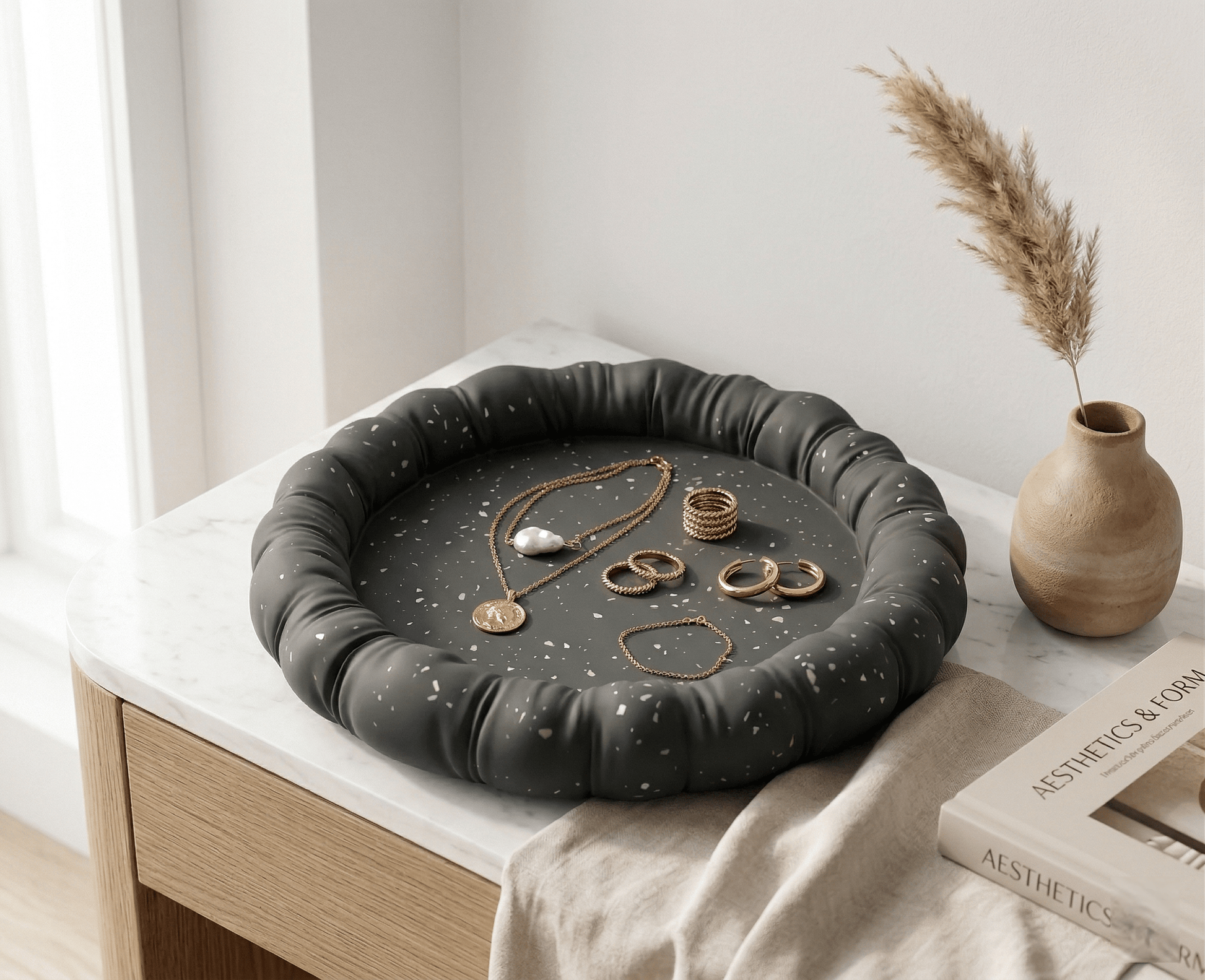 Silicone Mold Round Tray Soft Edge - Ideas Decor Shop