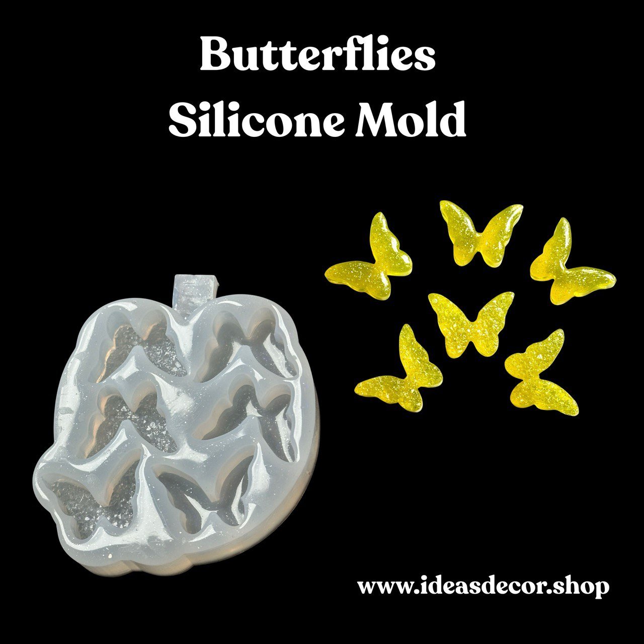 Silicone Mold Set of 6 Butterflies - Ideas Decor Shop