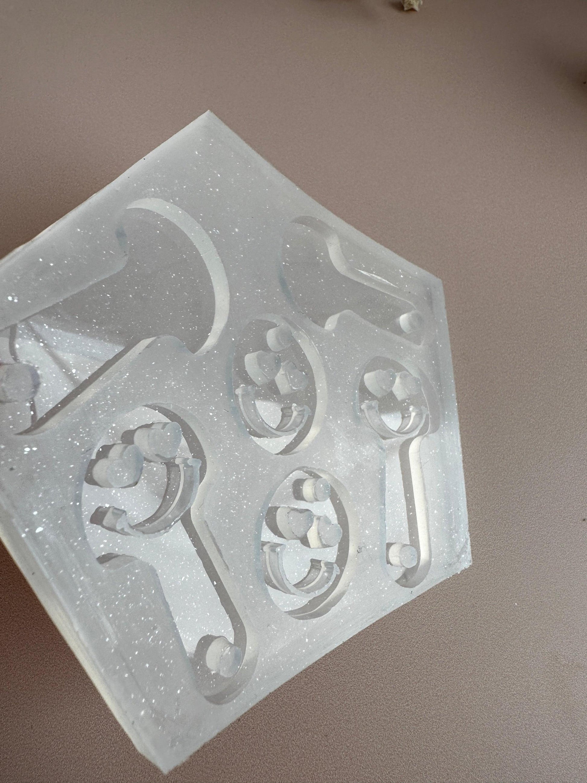 Silicone Mold Set of 6 for Crafting Shopping Trolley Coin Keyrings - Ideas Decor Shop