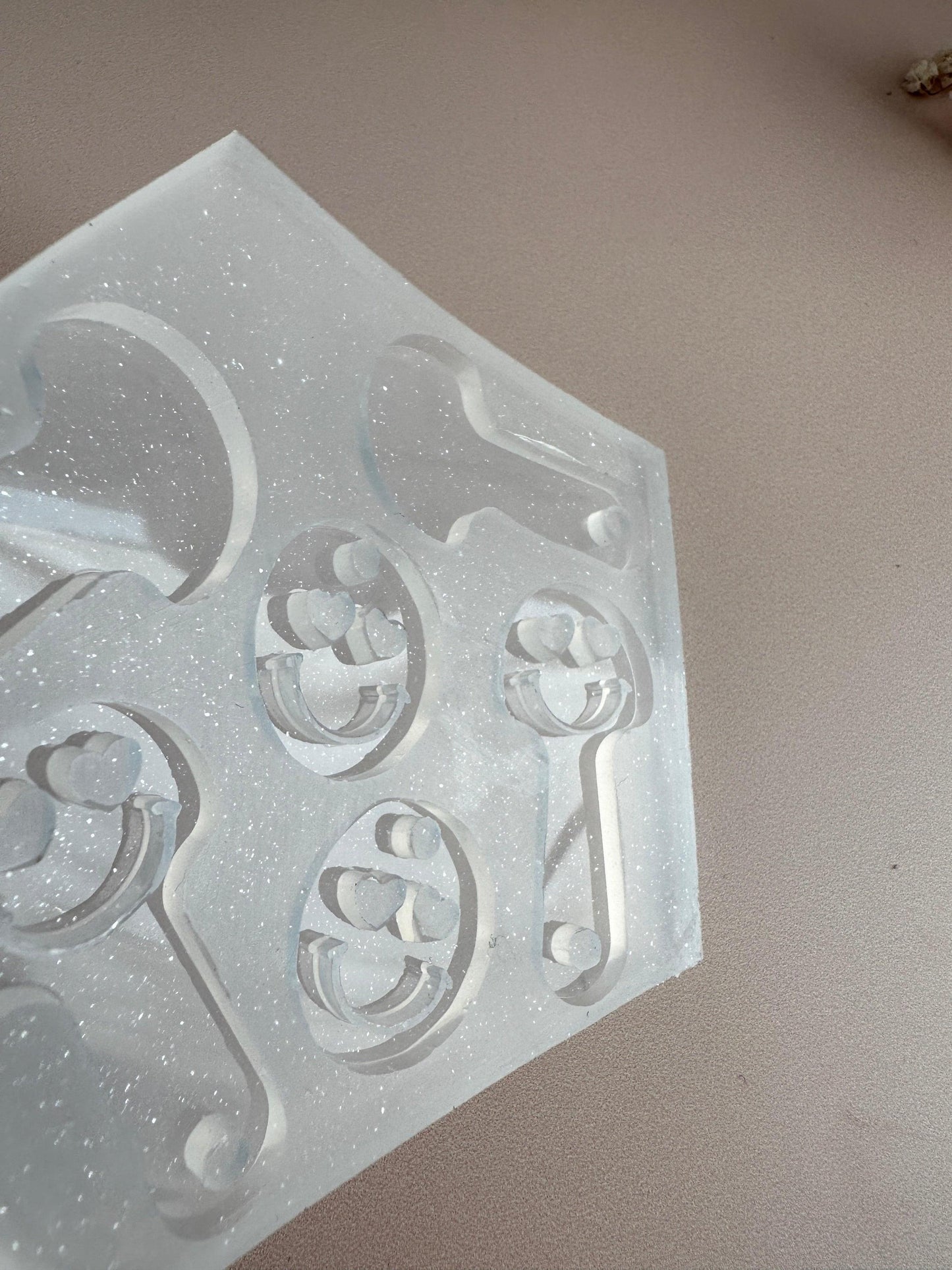 Silicone Mold Set of 6 for Crafting Shopping Trolley Coin Keyrings - Ideas Decor Shop