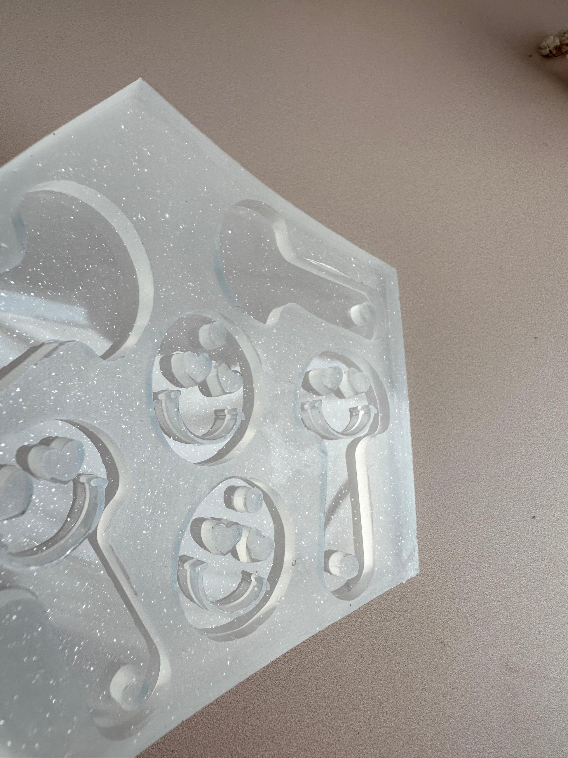 Silicone Mold Set of 6 for Crafting Shopping Trolley Coin Keyrings - Ideas Decor Shop