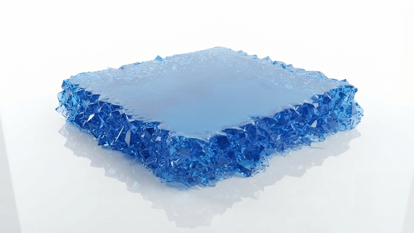Silicone Mold Square Crystal Edge Tray – 11 cm - Ideas Decor Shop