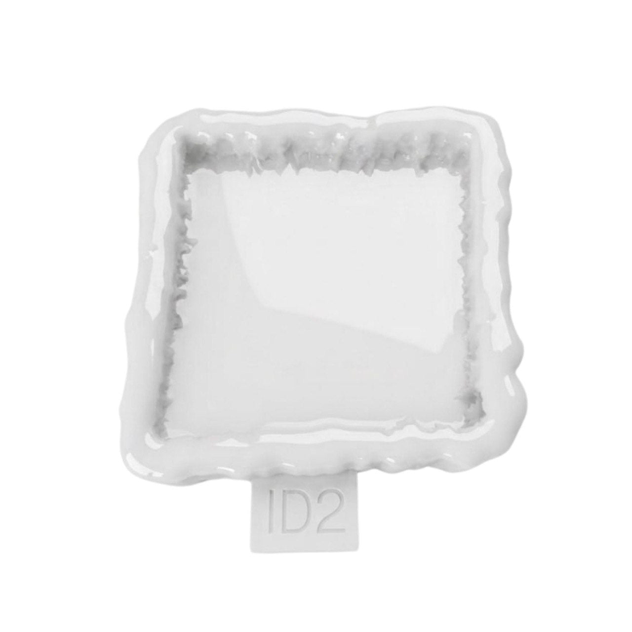 Silicone Mold Square Crystal Edge Tray – 11 cm - Ideas Decor Shop