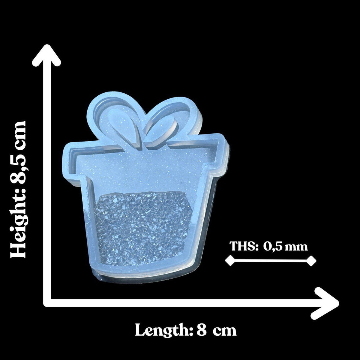 Silicone Resin Tree Toys Mould with Crystals for Christmas Gifts - Ideas Decor Shop