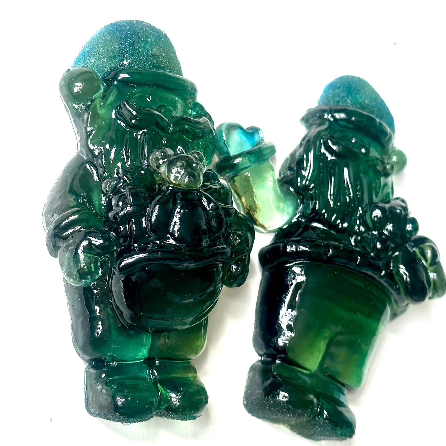 3D Santa Claus Silicone Mold with Teddy Bear Design