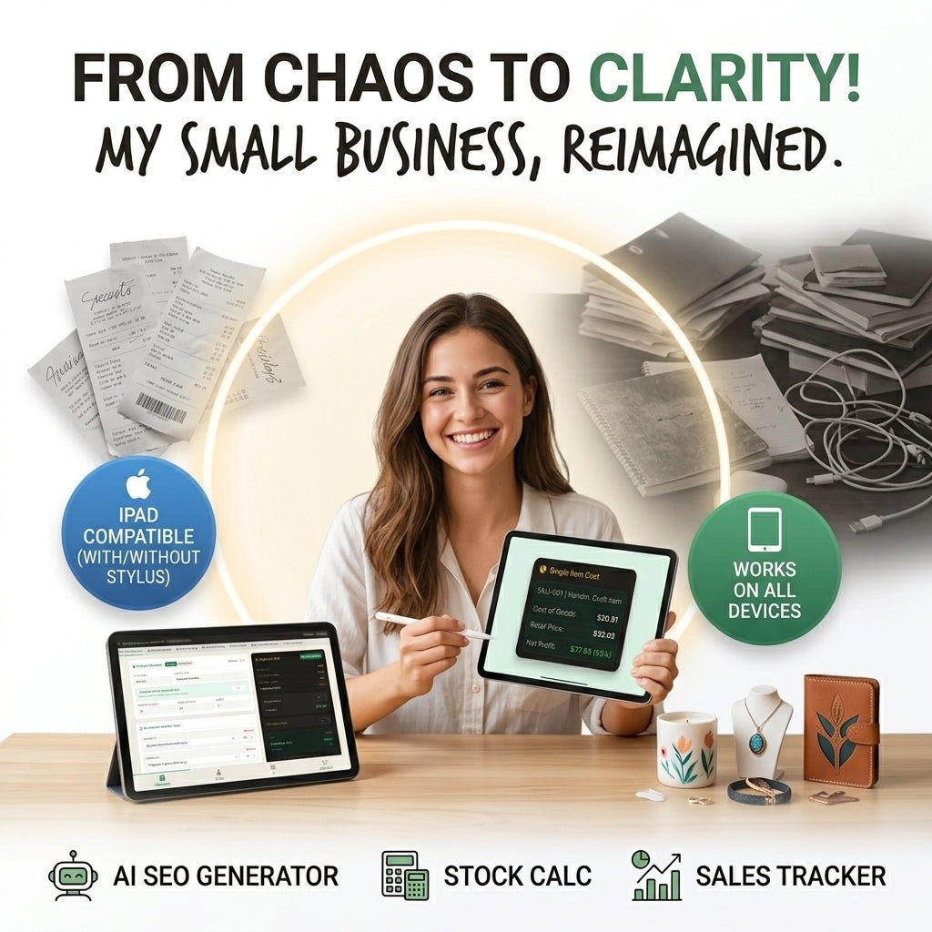 Small Business Planner App Product Pricing Calculator - Ideas Decor Shop