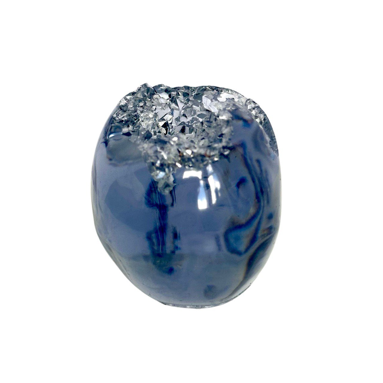 Small Crystal Geode Skull Silicone Mold - Ideas Decor Shop