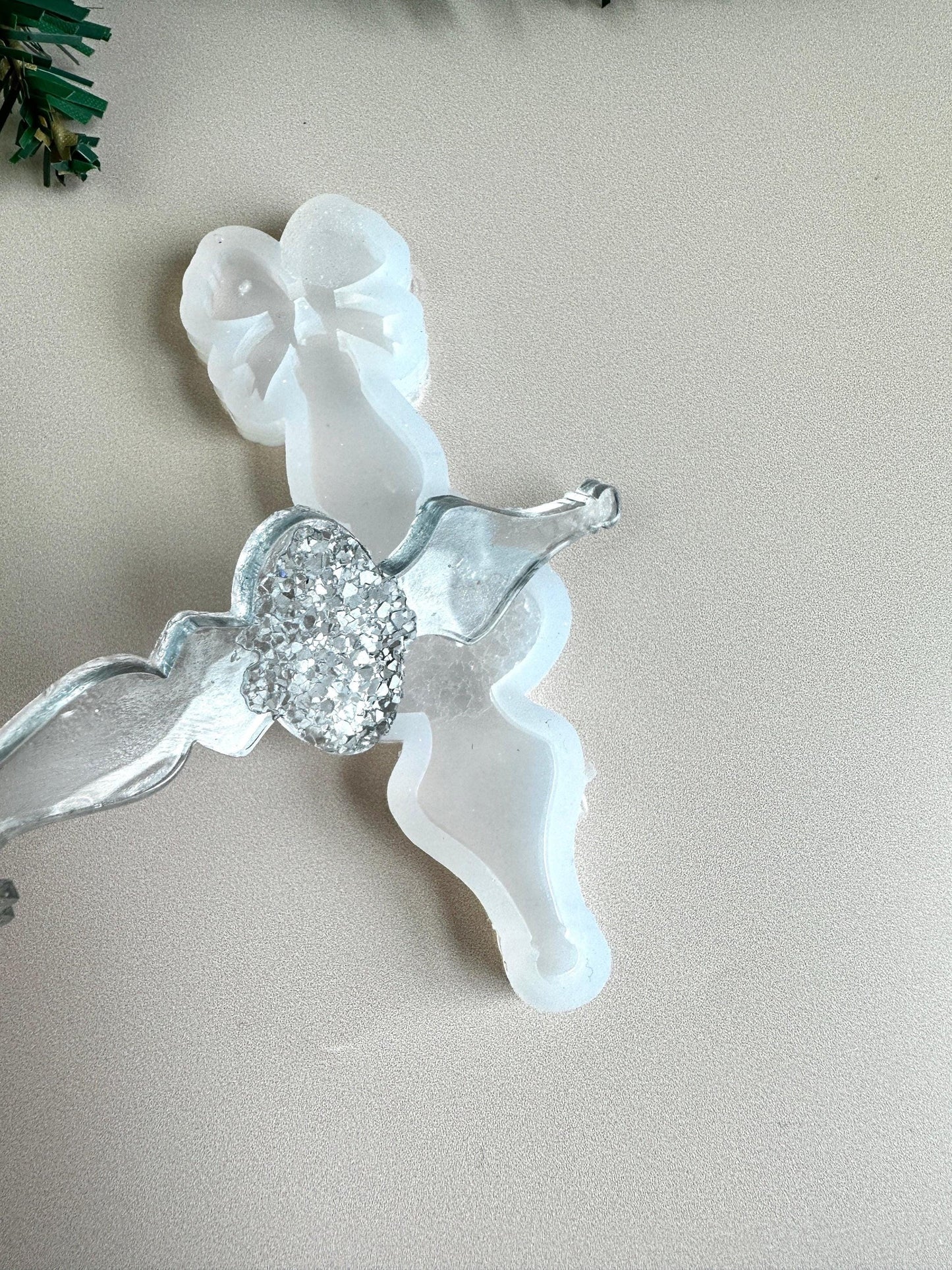 Small Druzy Crystal Christmas Tree Icicle Mold - Ideas Decor Shop