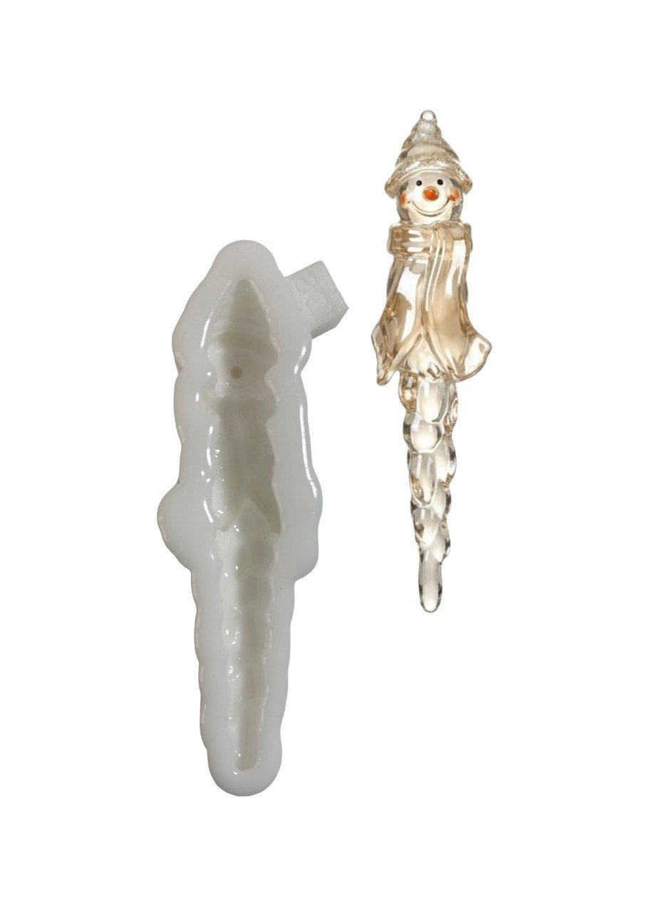 Snowman Icicle Silicone Mold - Ideas Decor Shop