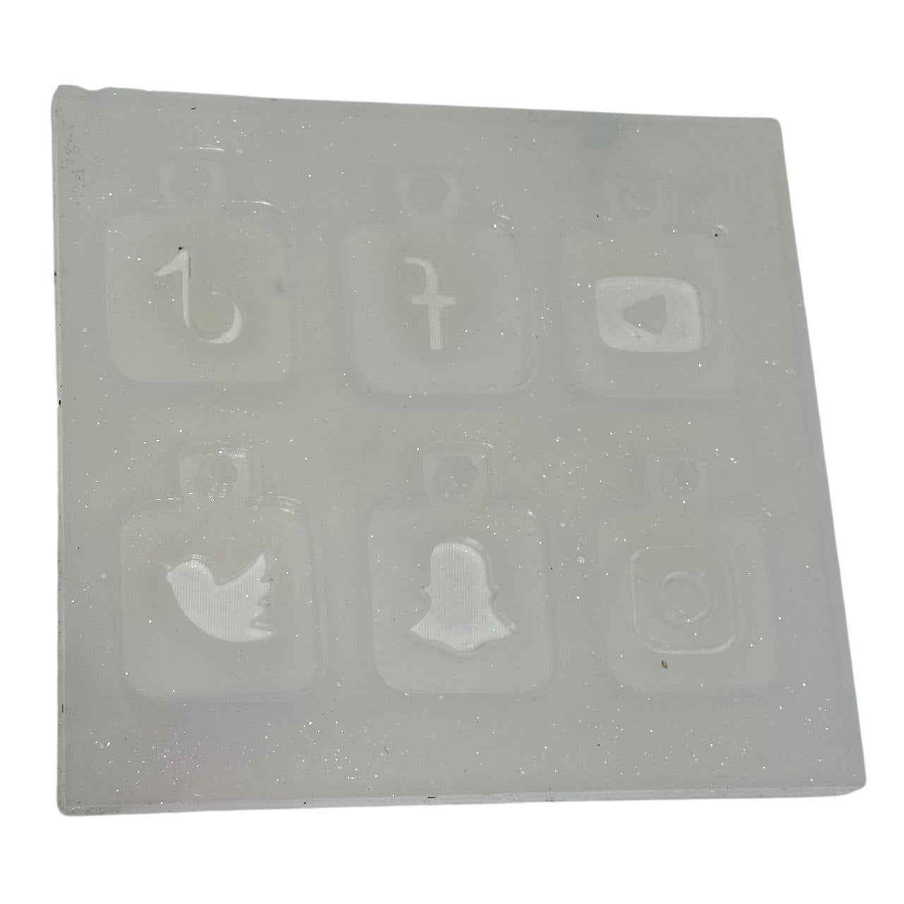 Social Media Keychain and Charm Silicone Molds - Ideas Decor Shop