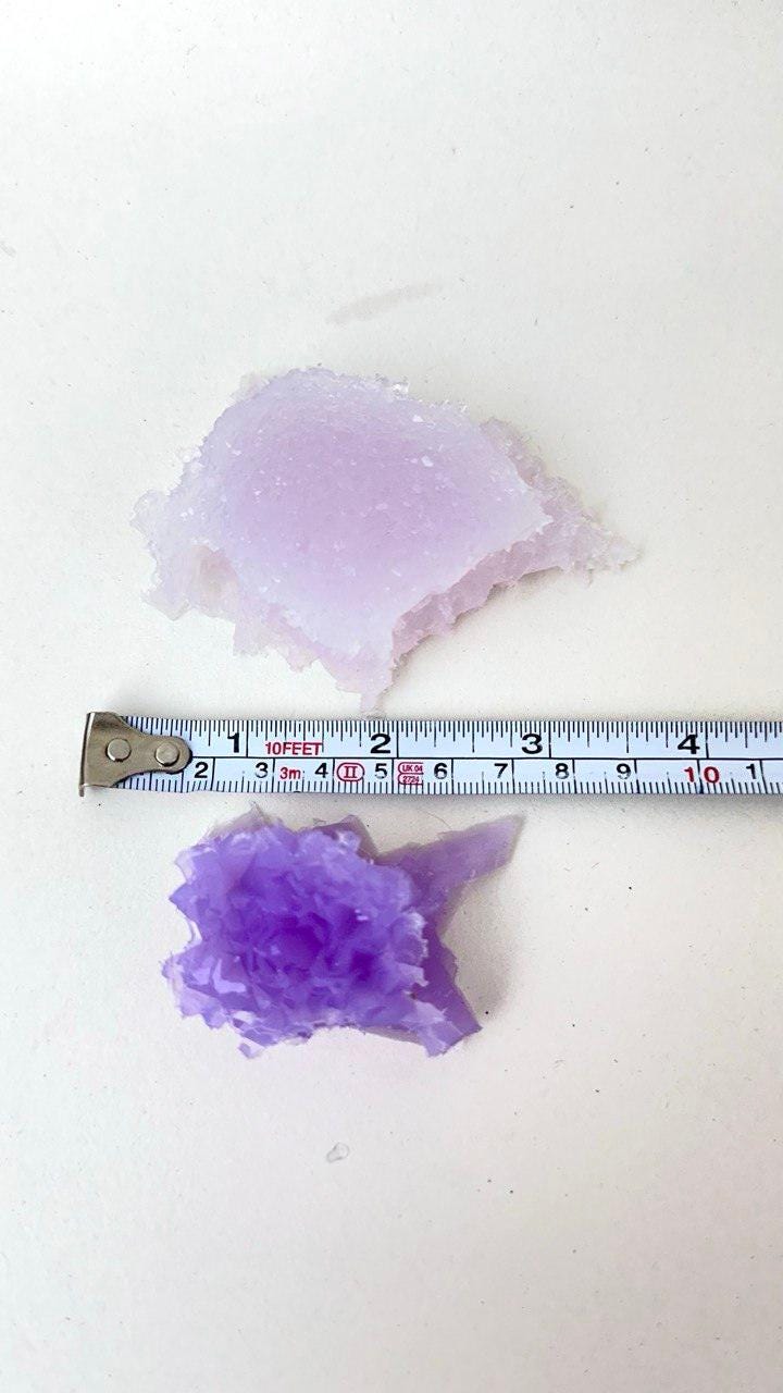 Sparkling Amethyst Druzy Insert Mold Set - 2 Silicone Crystal Molds - Ideas Decor Shop