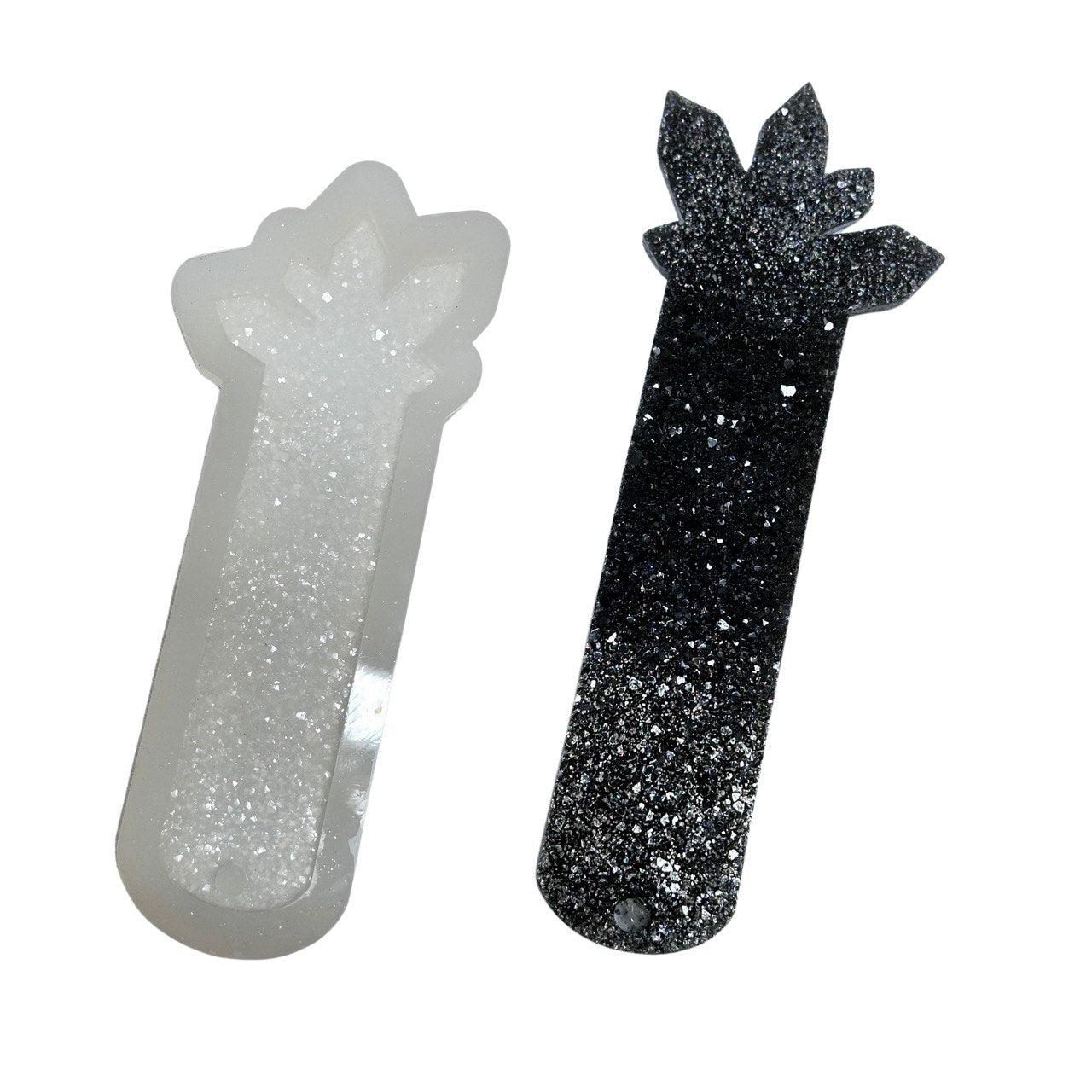 Sparkling Druzy Crystal Bookmark Mold for Resin Craft Projects - Ideas Decor Shop