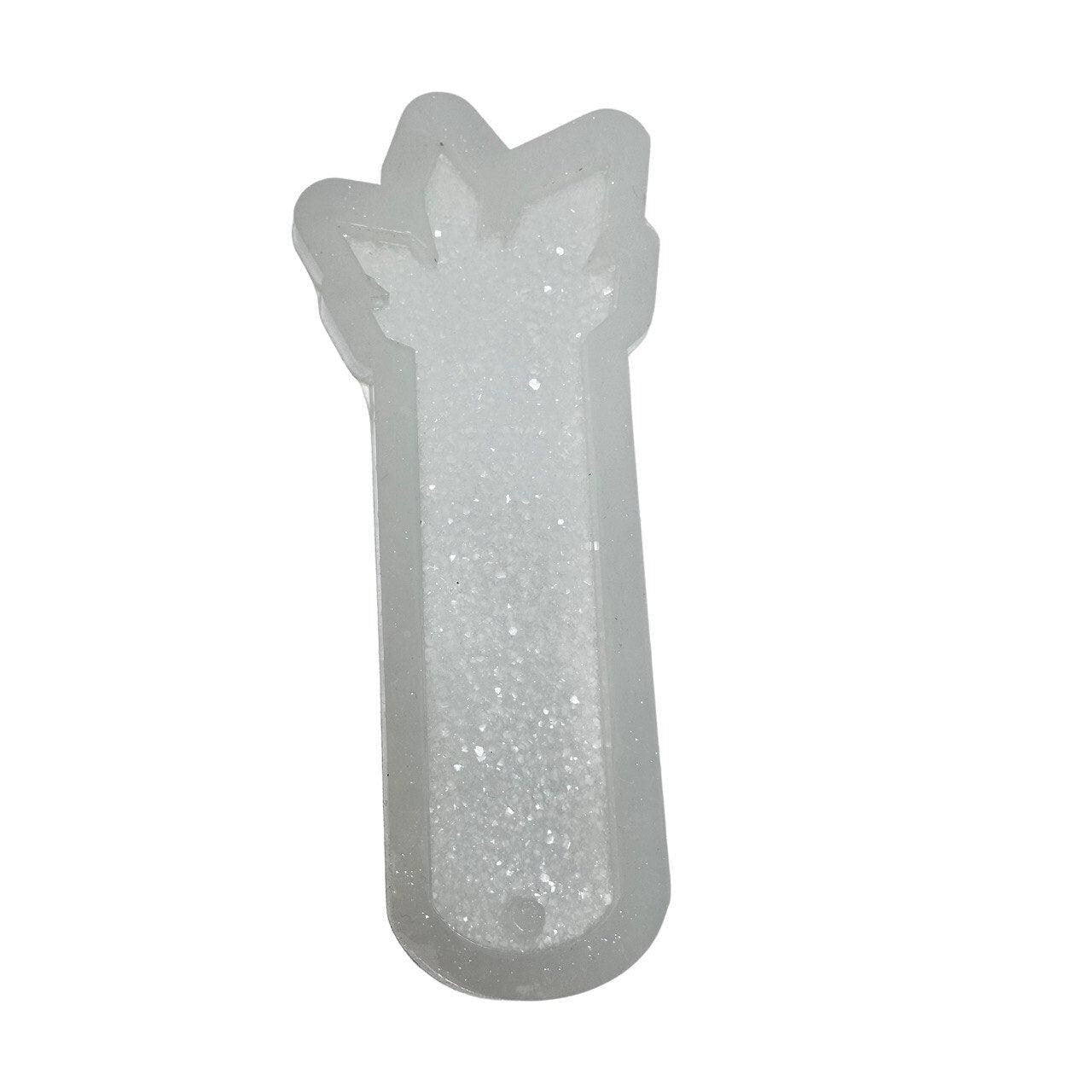 Sparkling Druzy Crystal Bookmark Mold for Resin Craft Projects - Ideas Decor Shop