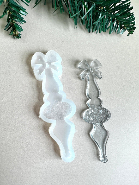 Sparkling Druzy Resin Candle Mold for Christmas Tree Ornaments - Ideas Decor Shop
