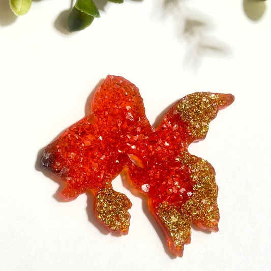 Sparkling Goldfish Pendant Resin Mold for DIY Crystal Jewelry Making - Ideas Decor Shop
