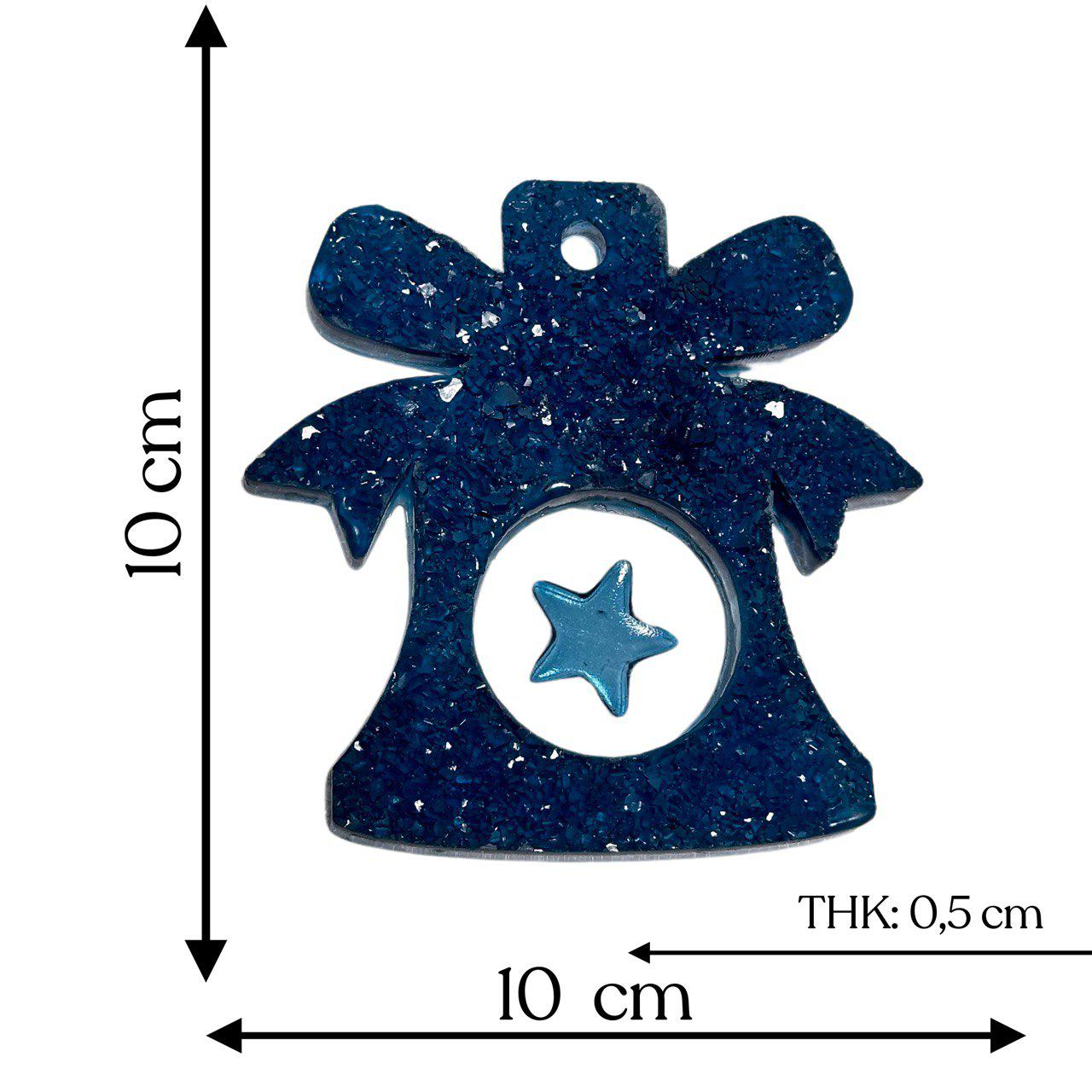 Sparkling Xmas Bell Mold with Candle Holder - Resin Christmas Mold - Ideas Decor Shop