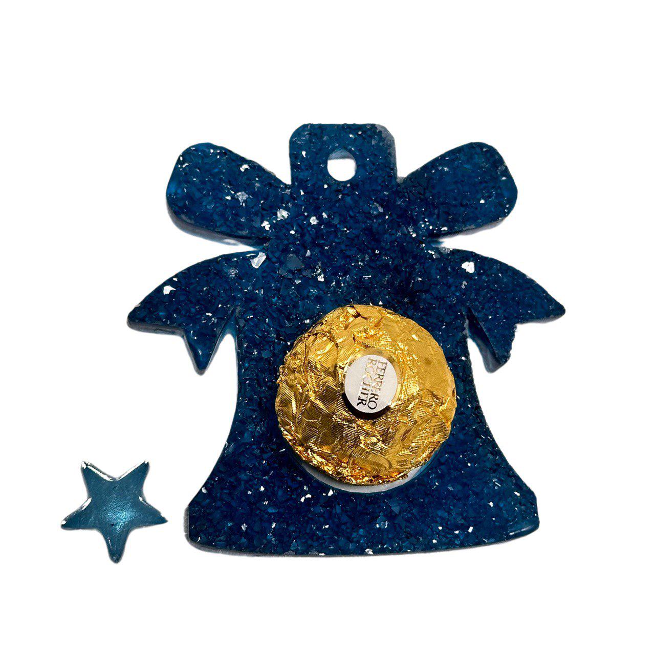 Sparkling Xmas Bell Mold with Candle Holder - Resin Christmas Mold - Ideas Decor Shop
