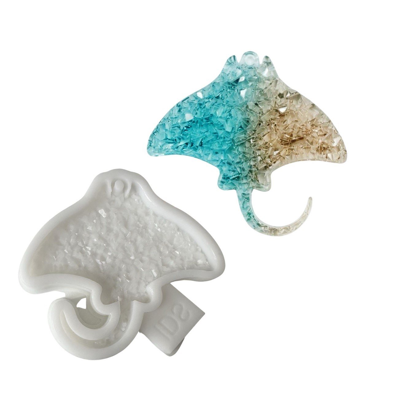 Stingray Silicone Mold – Druzy Crystalline Texture - Ideas Decor Shop