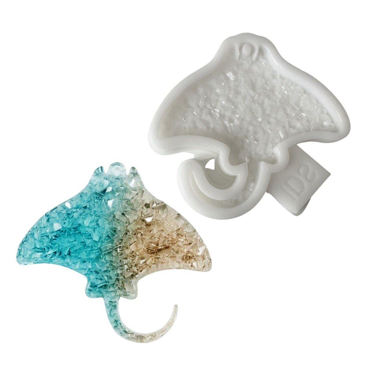 Stingray Silicone Mold – Druzy Crystalline Texture - Ideas Decor Shop