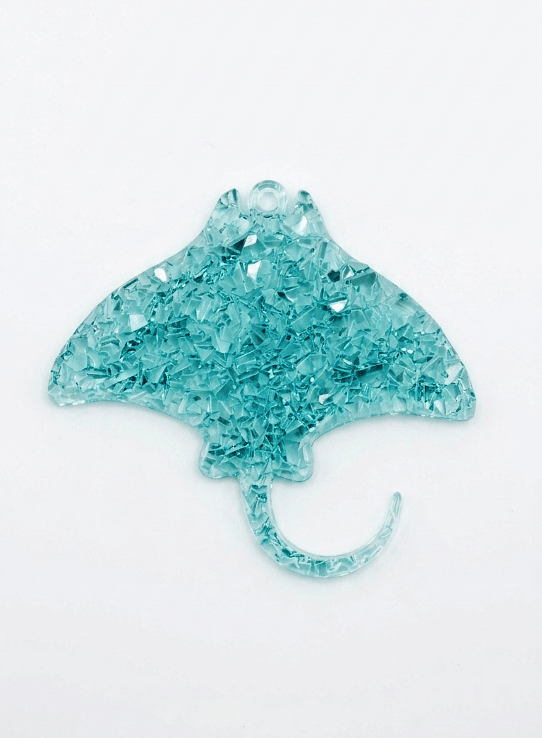 Stingray Silicone Mold – Druzy Crystalline Texture - Ideas Decor Shop
