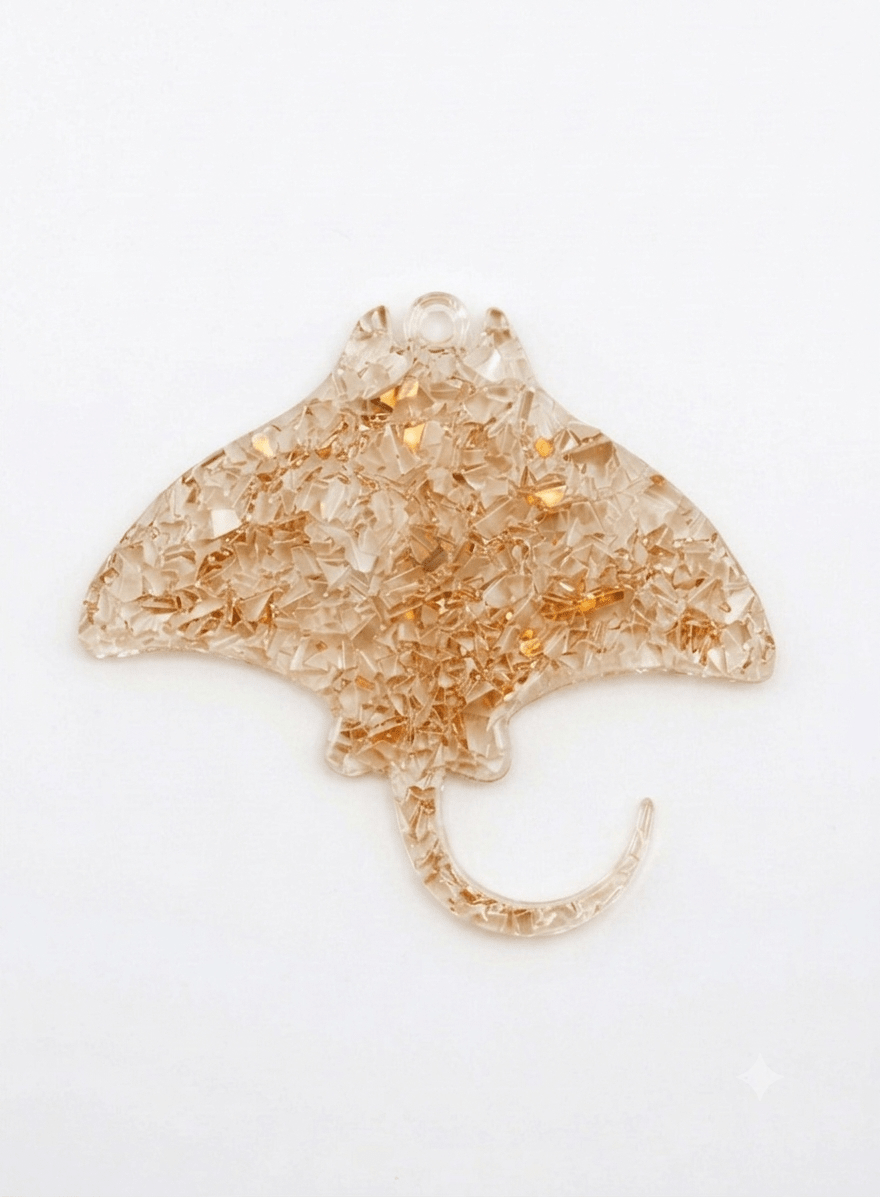 Stingray Silicone Mold – Druzy Crystalline Texture - Ideas Decor Shop