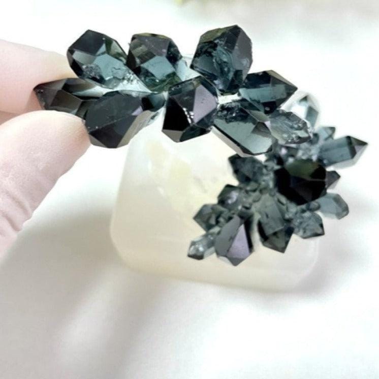 Stunning 2-Piece Crystal Cluster Mold with Little Crystals - Resin Crafting Supplies - Ideas Decor Shop