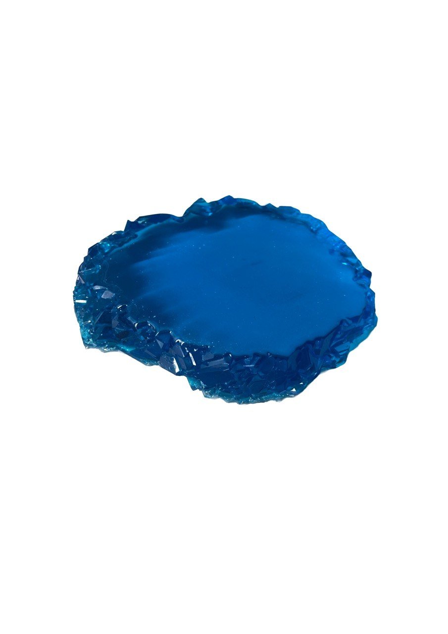 Stunning Crystal Edge Coaster Silicone Mold - Ideas Decor Shop