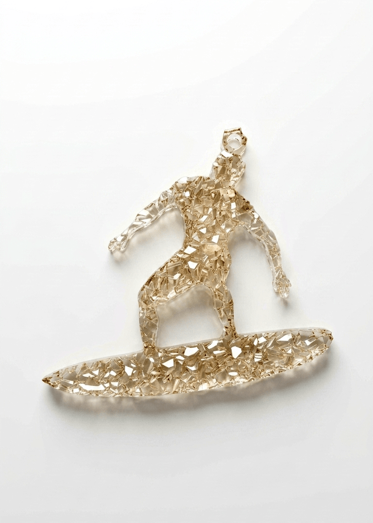 Surfer Silicone Mold – Druzy Crystalline Texture - Ideas Decor Shop