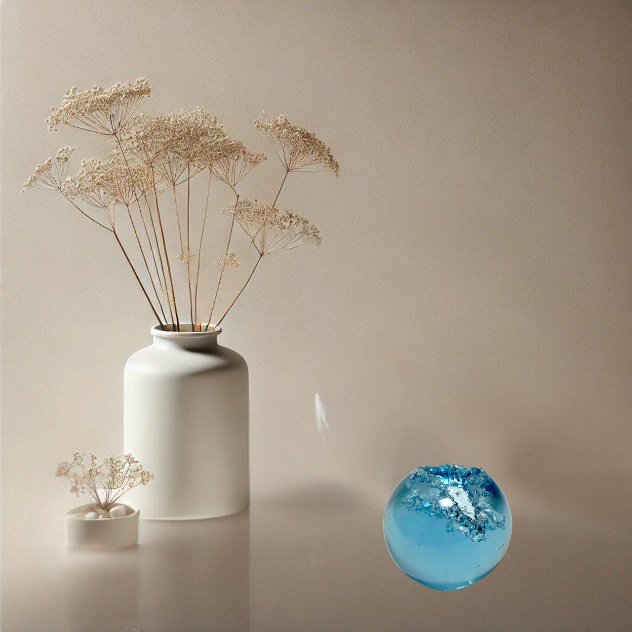 Tiny Crystal Sphere Silicone Mold - Geode Resin Mold for DIY Jewelry Making - Ideas Decor Shop