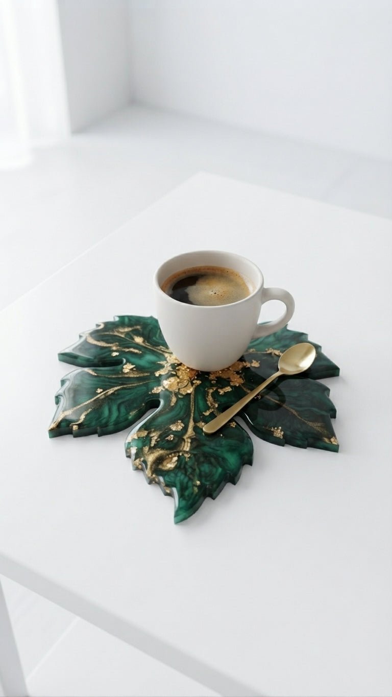 Tray and Coaster Autumn Leaf Silicone Mold Set - Ideas Decor Shop