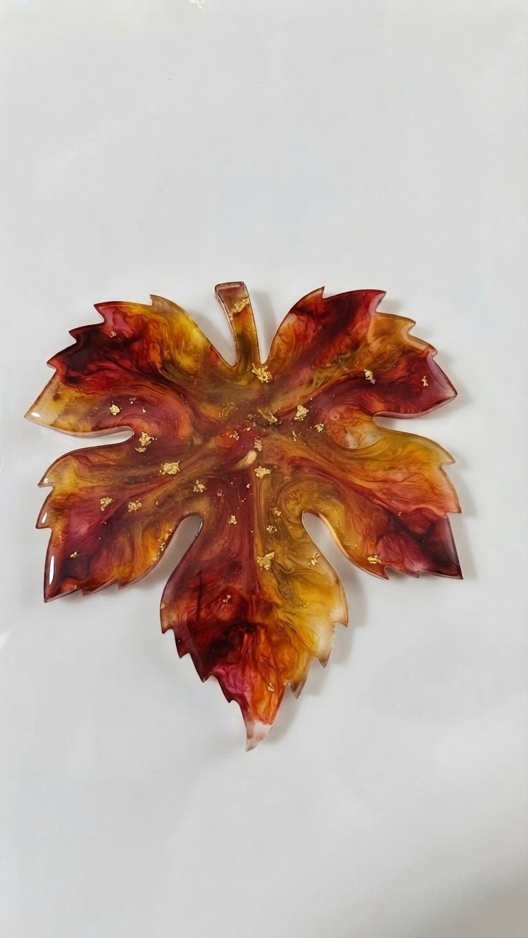 Tray and Coaster Autumn Leaf Silicone Mold Set - Ideas Decor Shop