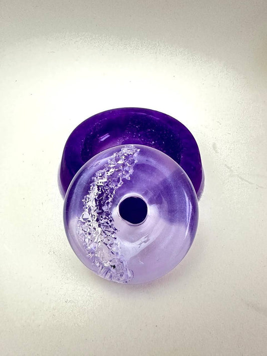 Unique Resin Druzy Ornaments Mold - Crystal Donut Geode Design - Ideas Decor Shop