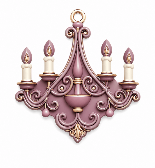 Vintage Chandelier Silicone Mold - Ideas Decor Shop