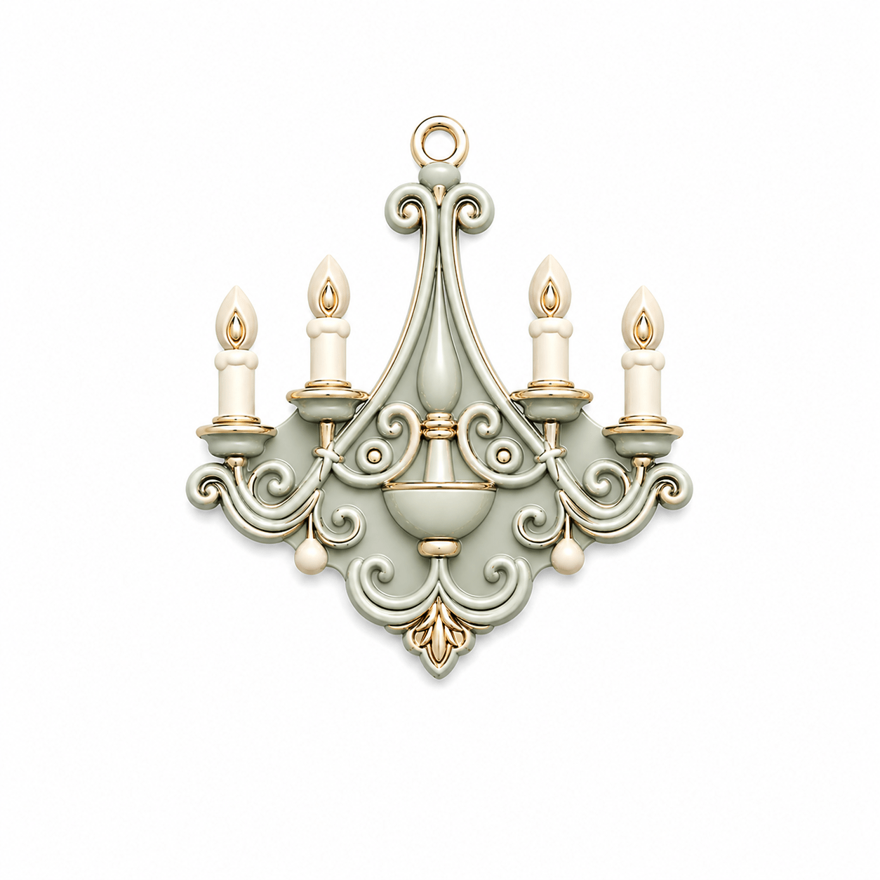 Vintage Chandelier Silicone Mold - Ideas Decor Shop
